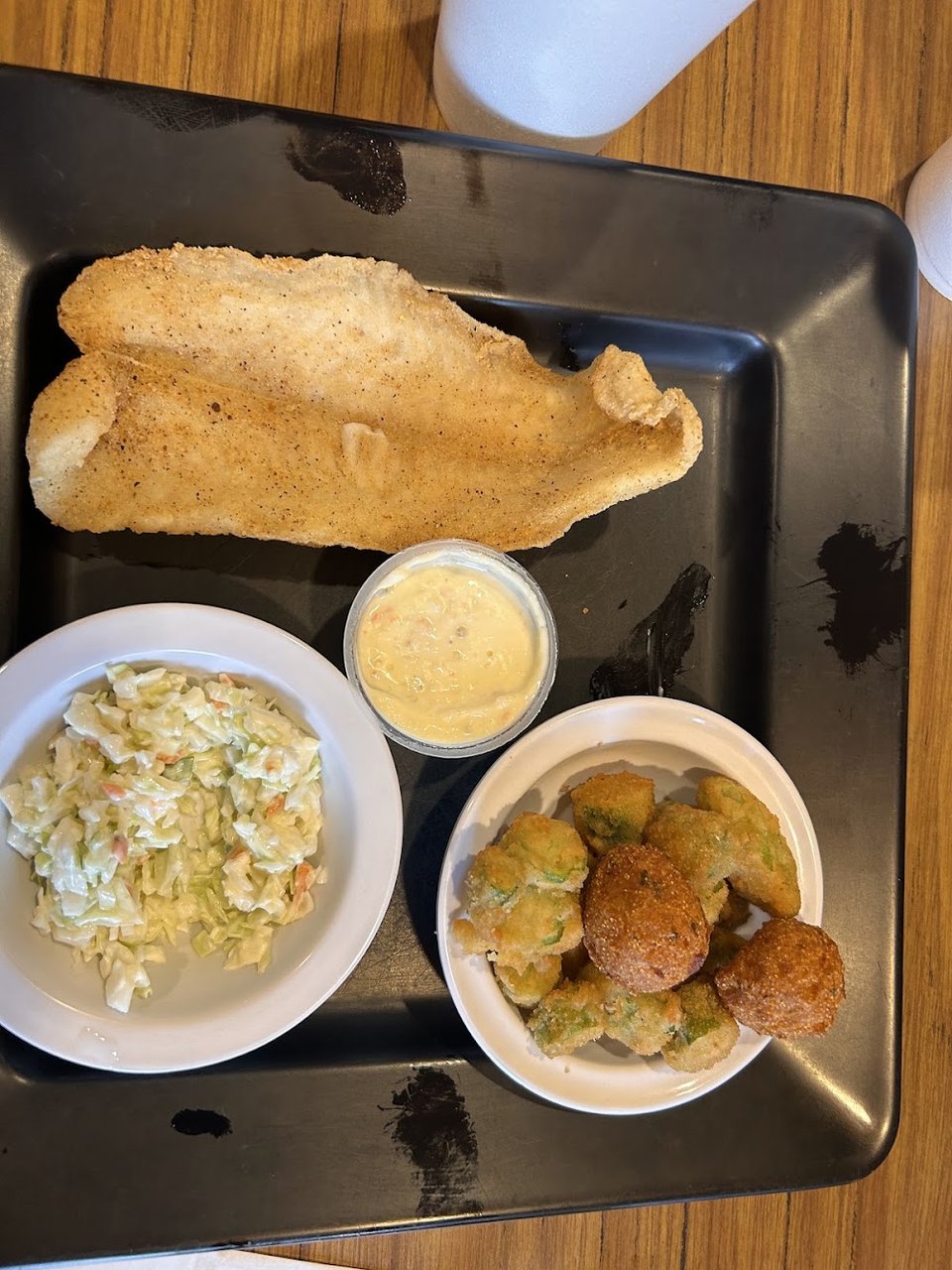 Fried Fish with Hushpuppies